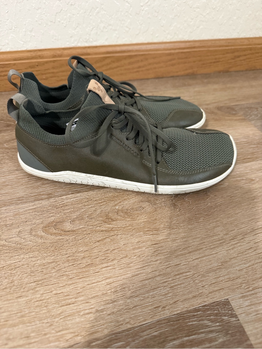 Vivobarefoot Primus Knit Olive Green Barefoot Minimalist Sneakers Size 40l